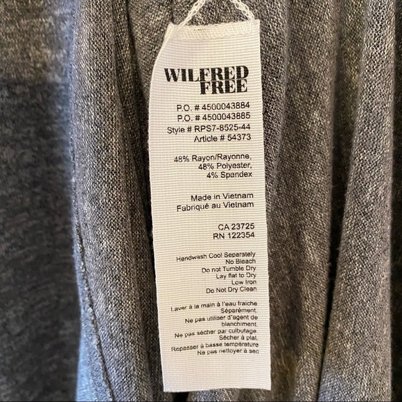 Aritzia-Ardant Heather Grey Bodycon Midi Long Sleeve Dress (Size:Medium) - Picture 11 of 12